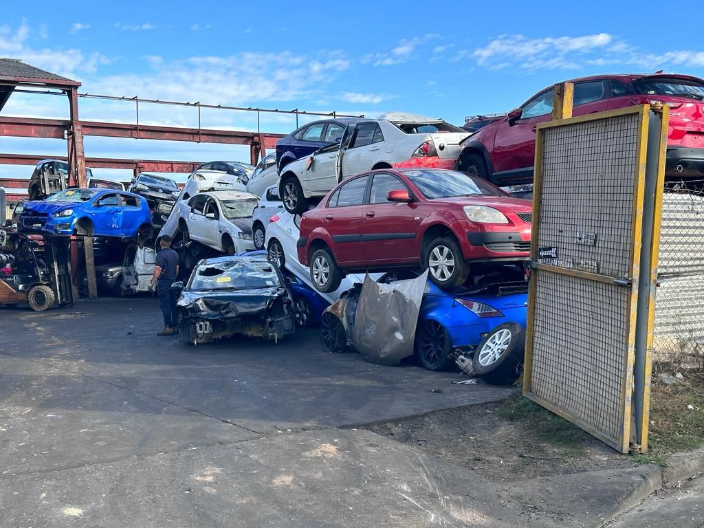 scrap cars removal sydney yard
