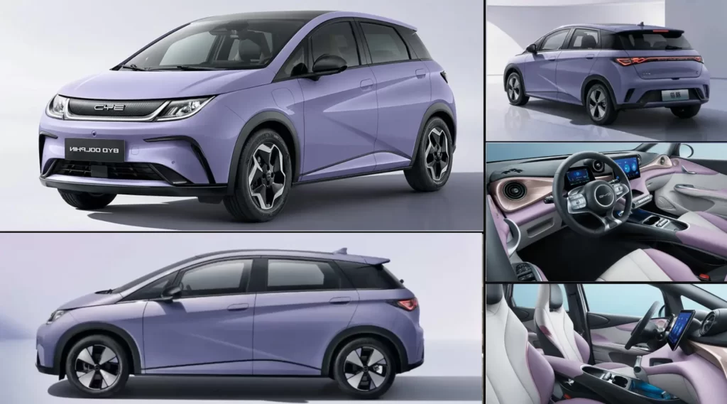 BYD Dolphin EV 2023 Overall View purple